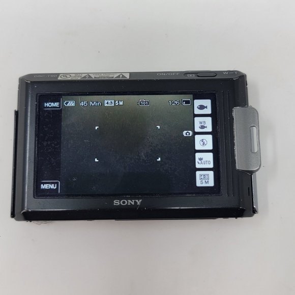 Sony DSC-T90 Carl Zeiss Cybershot And Marine Waterproof Case 2 New Batteries - Picture 1 of 16